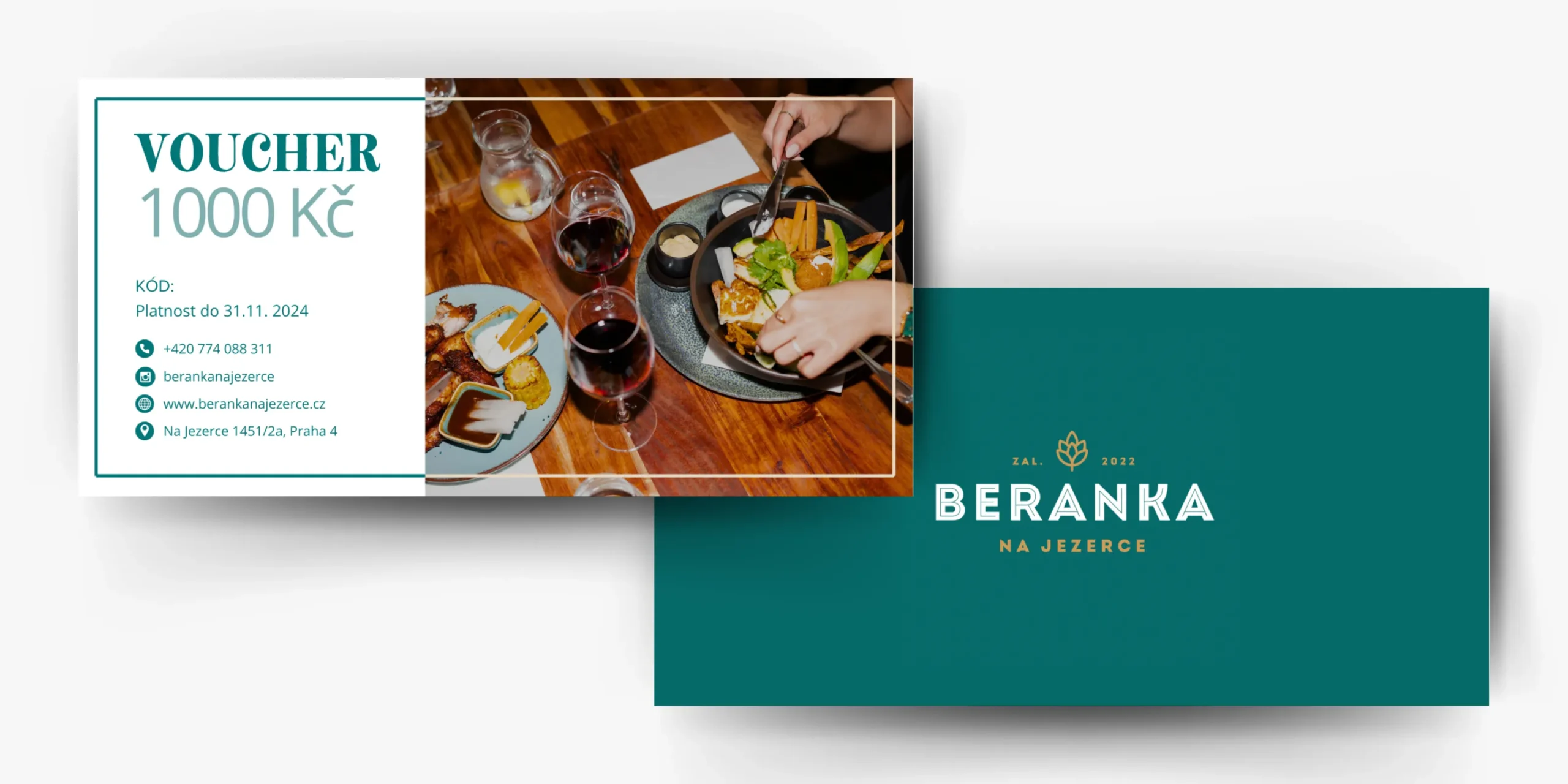 Beranka na jezerce voucher